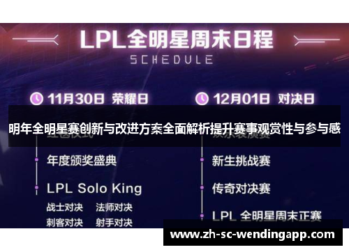 明年全明星赛创新与改进方案全面解析提升赛事观赏性与参与感