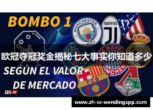 欧冠夺冠奖金揭秘七大事实你知道多少